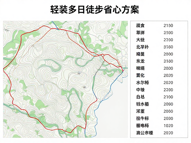轻量化装备清单与成本控制