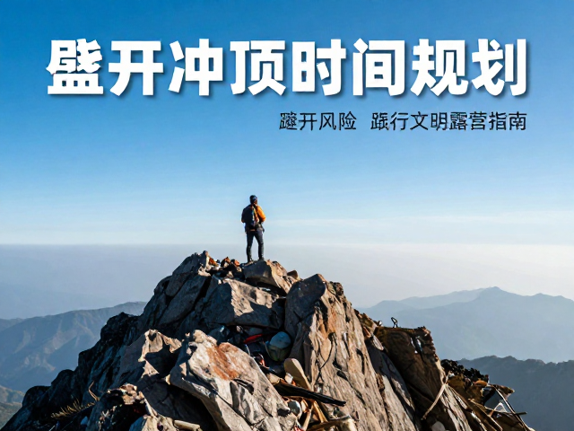 登顶最佳冲顶时间规划,避开高反风险,践行文明露营指南