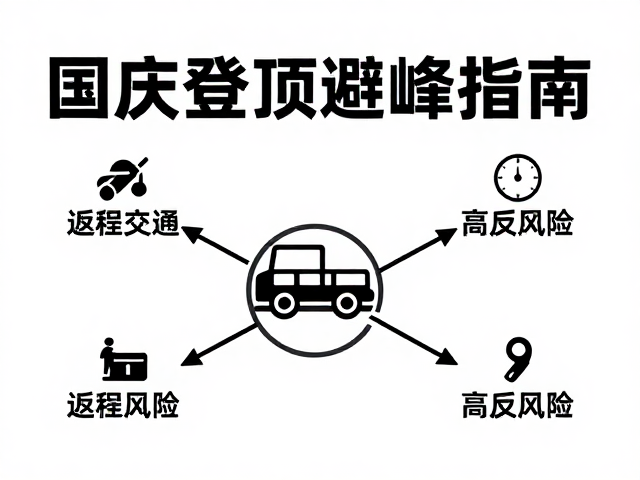 国庆登顶避峰指南,返程交通与高反风险全攻略