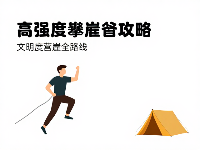 登顶体能储备,高强度攀登路线,文明露营全攻略