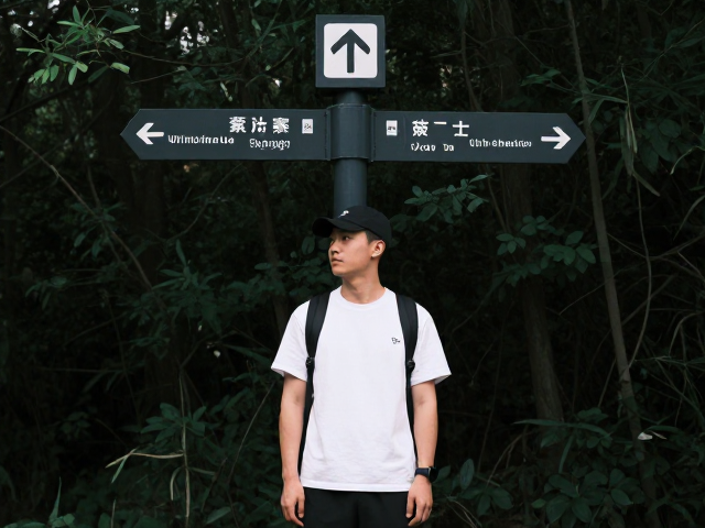 轻装徒步拍照穿搭,岔路口提示与累计爬升攻略