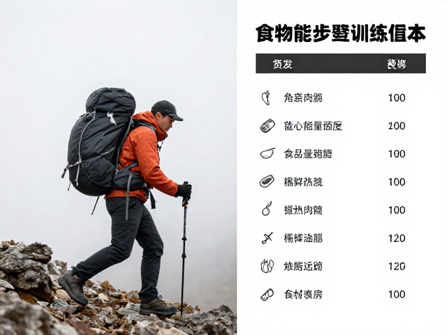 高海拔与长距离场景的食物能量密度计算