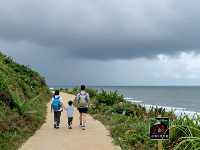 雷雨天气下的海岸避险指南