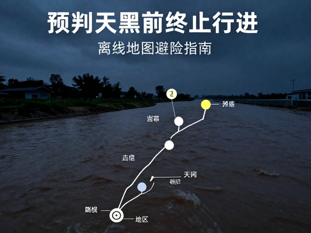 天黑前的行进终止策略