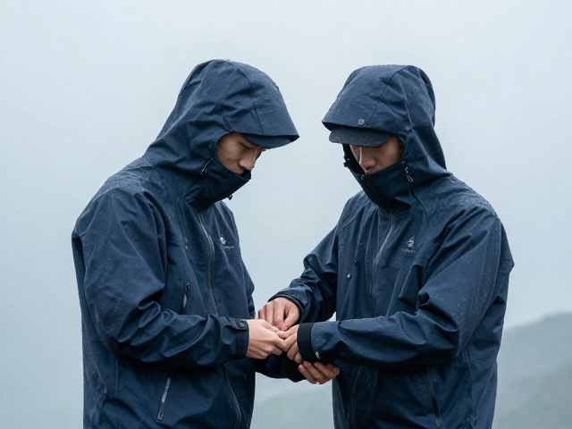防水冲锋衣的正确穿戴与检查