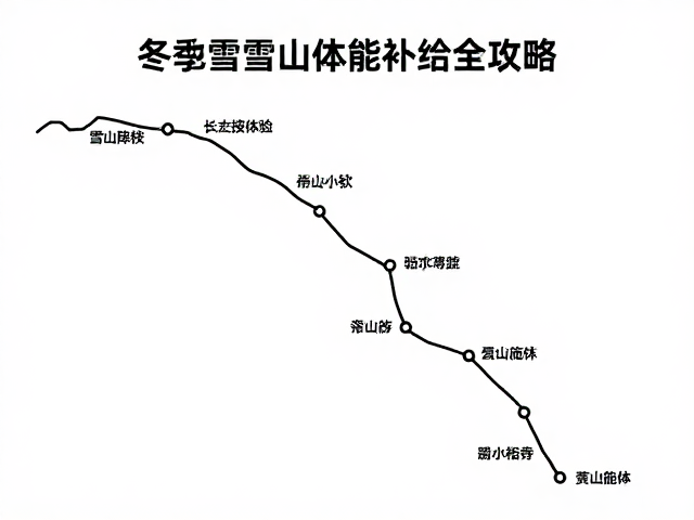 冬季雪地登山，低海拔起步与体能补给全攻略