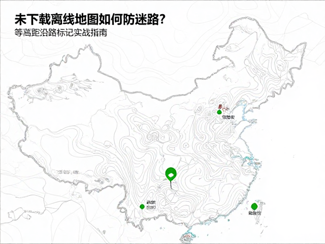 未下载离线地图如何防迷路?利用等高距沿路标记实战指南