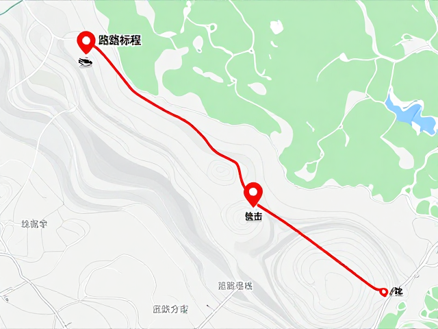 利用等高距进行路线关键点的标记策略