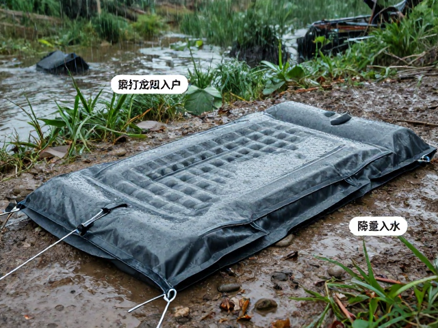 雨季露营攻略,地钉风绳加固、充气垫隔寒与排水技巧