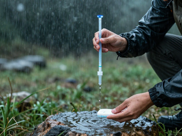 雨季露营如何收集雨水？净水滤吸管操作与净水药片使用指南
