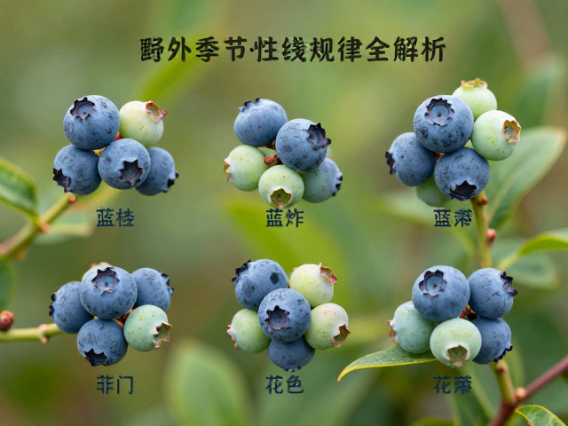 蓝莓的生长环境与季节性物候特征