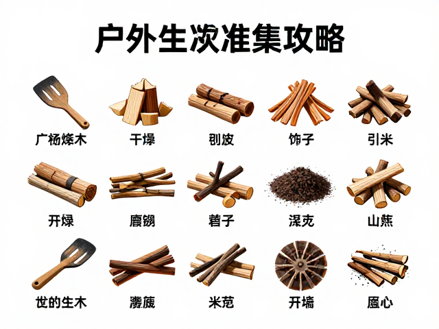 户外生火准备的全流程策略
