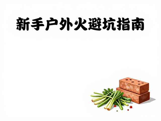 新手户外生火避坑指南,搭配脱水蔬菜与便携砖板,轻松搞定荒野美食