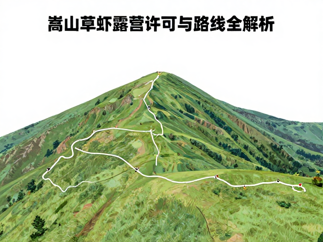 嵩山徒步指南,高山草甸露营许可与路线全解析