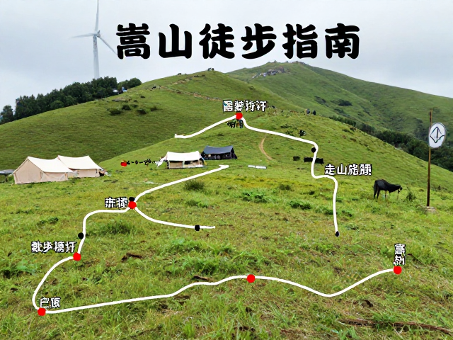 高山草甸露营地的实地环境与安全评估