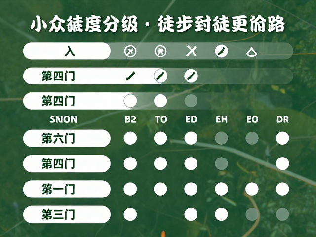 小众徒步难度分级,亲子轻徒步推荐与村寨客栈攻略