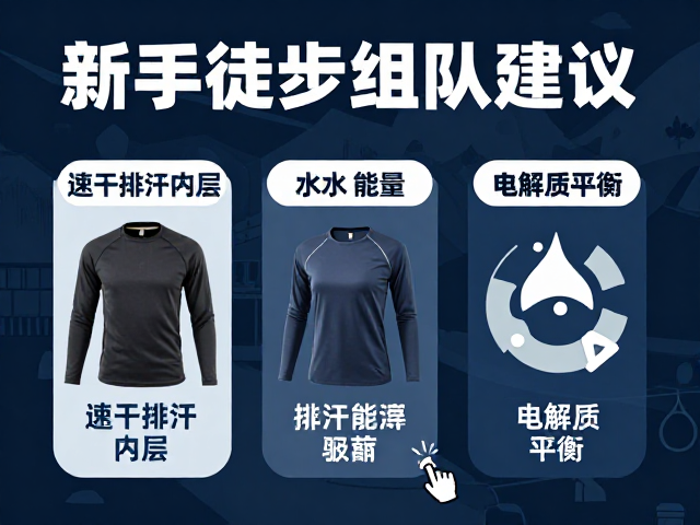 补给点配置:水分、能量与电解质平衡