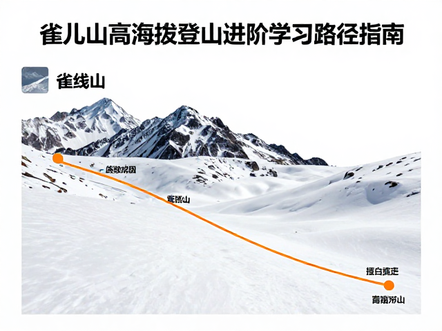 春季雪线变化解析,雀儿山高海拔登山进阶学习路径指南