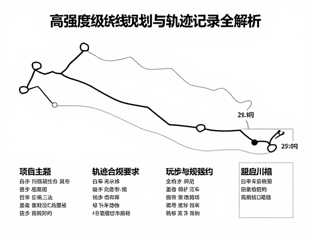 单人徒步交通指南,高强度级路线规划与轨迹记录全解析