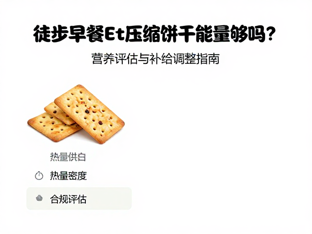 徒步早餐吃压缩饼干能量够吗?营养评估与补给调整指南