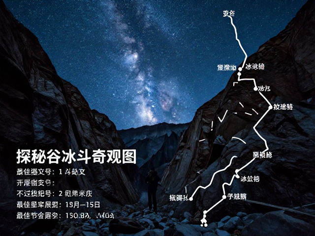 峡谷徒步指南,探秘冰斗奇观,星空摄影全攻略