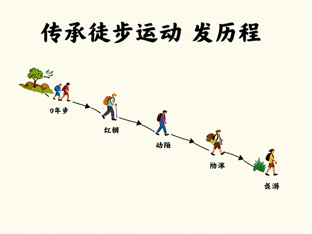 徒步演变：从生存技能到身心修养的历史脉络
