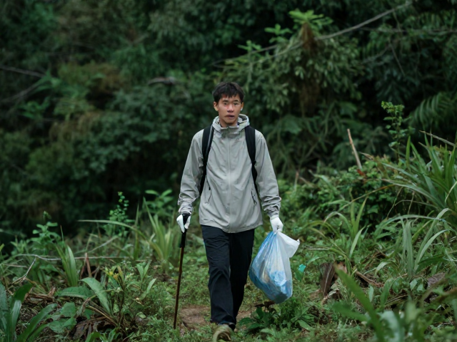 轻装山野清洁行动,用极简践行户外社群价值观