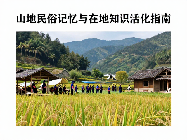 在地知识体系的场景化转译与体验设计