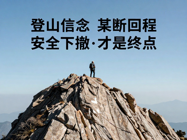 登顶只是过程，安全回家才是终点
