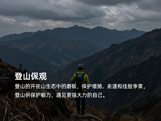 登山价值观，在保护生态中磨砺毅力，遇见更强大的自己