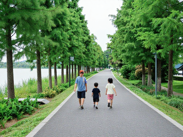 上海青浦淀山湖周边绿道:低强度亲水休闲路线