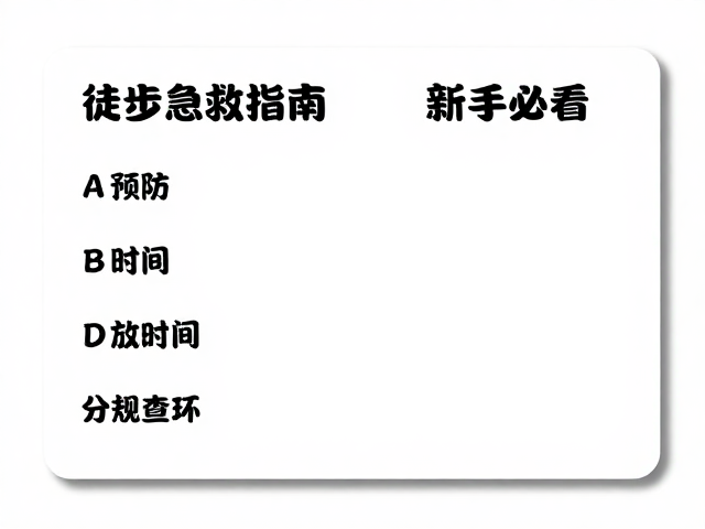 亲子徒步急救指南,任务卡,开放时间查询,新手必看