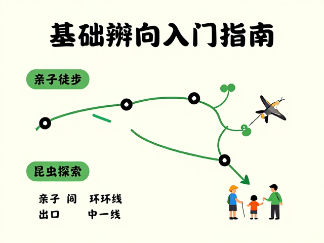亲子徒步短环线,昆虫探索与基础辨向入门指南