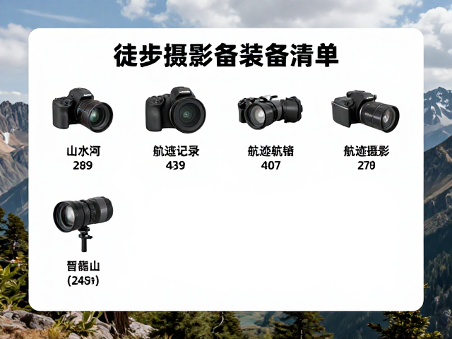 光学器材与稳定支撑