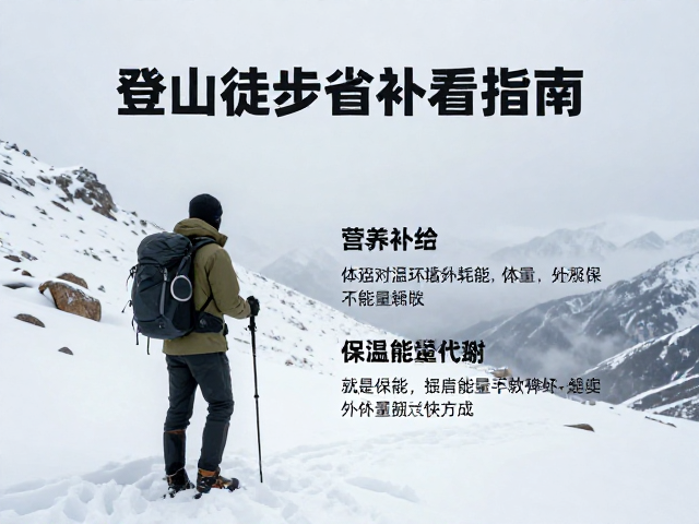 高海拔徒步营养补给方案,应对低温环境额外耗能,登山者必看指南