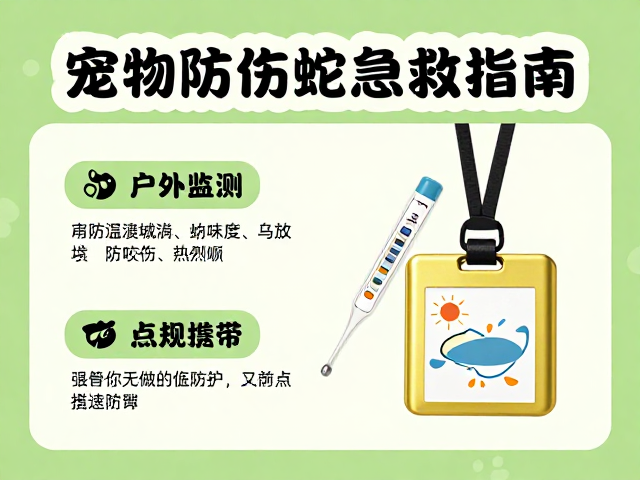 宠物户外防蛇虫咬伤急救指南