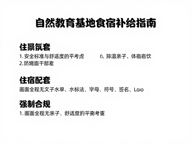 住宿配套：安全标准与舒适度的平衡考量