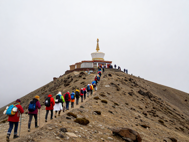 徒步圣地转山节,在神山信仰中邂逅传统文学意境