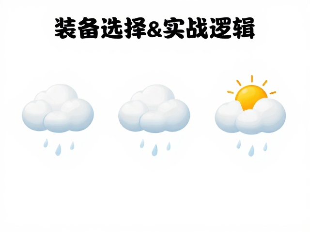 降水概率与湿度:装备选择的实战逻辑
