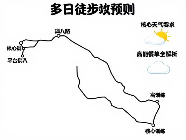 多日徒步攻略,天气预判,核心训练,高能餐单全解析