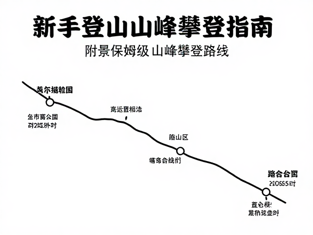 新手登山攻略,轻装登顶详细路线,附保姆级山峰攀登指南