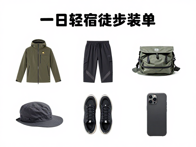 一日轻装徒步装备清单