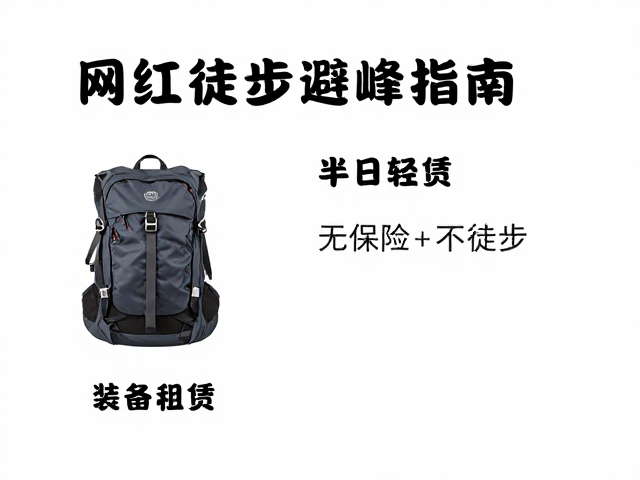 安全底线与应急处理:无保险不徒步