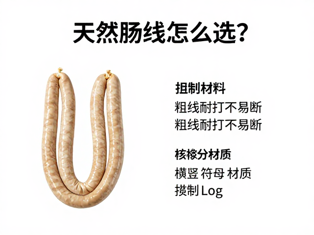 天然肠线怎么选？粗线耐打不易断，横竖分材质详解
