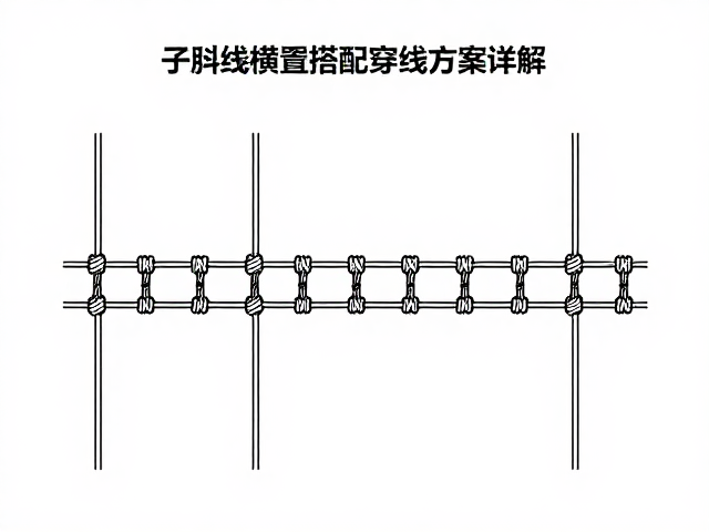穿线路径与线结固定的标准化执行