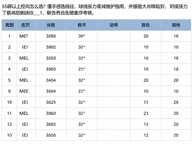 实际场景下的参数验证与数据参考