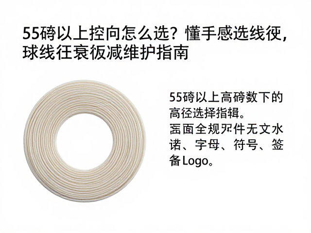 55磅以上控向怎么选？懂手感选线径，球线张力衰减维护指南