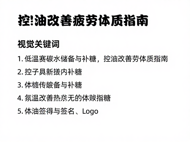 综合干预下的体质重塑与执行要点