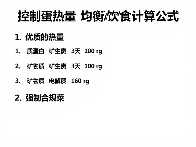 优质蛋白与矿物质维持电解质平衡指南