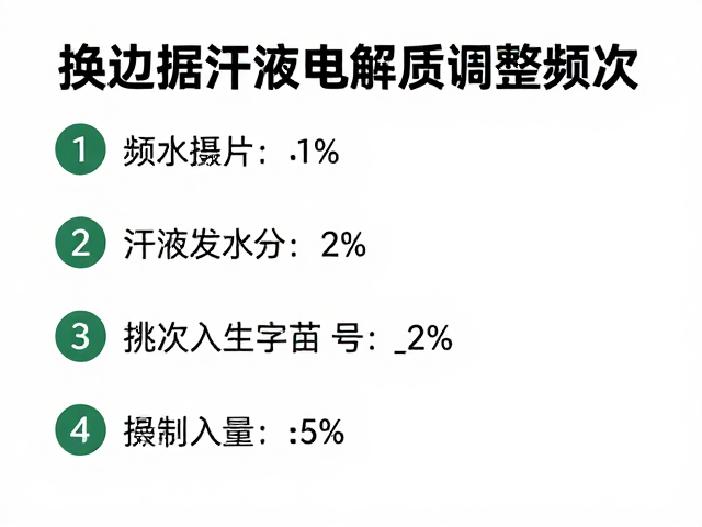 换边间隙的频次与摄入量执行规范